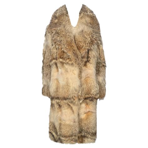 blue gucci fluffy fur coat 1998|Gucci by Tom Ford Oversized Coyote Fur Coat, fw 1998 For Sale .